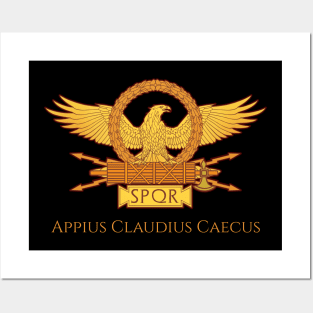 Roman Eagle SPQR Appius Claudius Caecus Ancient Rome Posters and Art